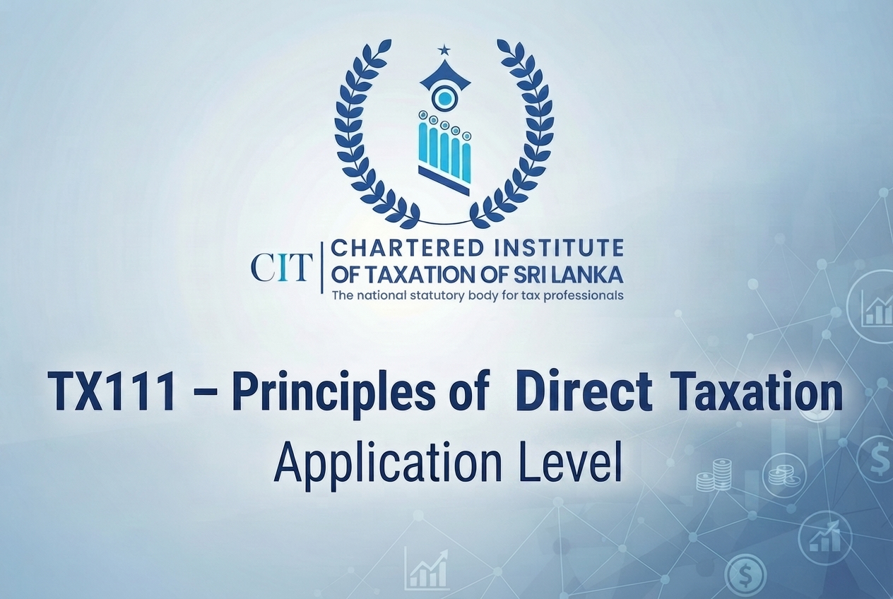 TX111 - Principles of Direct Taxation